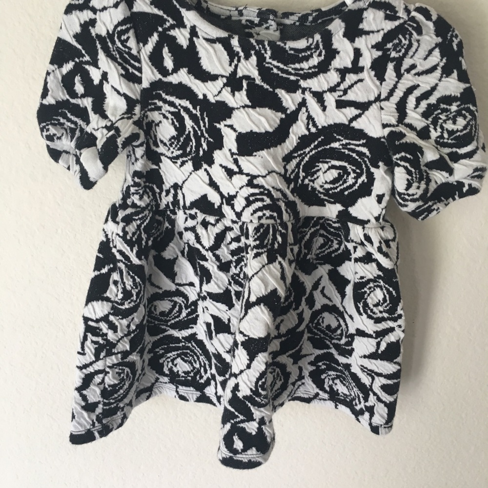 Black and floral